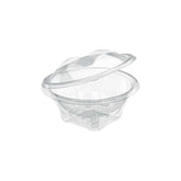 Plastic Clear Salad Bowl 12oz Hinged